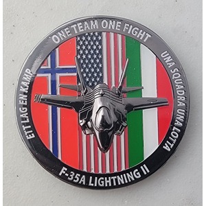 Custom Business Challenge Coin for 62ND AMU, side 2. Features and context: Business Challenge Coin, Corporate Coin, Air Force, AMU, Contractor.