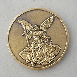 Custom College Challenge Coin for VERMILLION COMMUNITY COLLEGE, side 2. Features and context: College Challenge Coin, College.