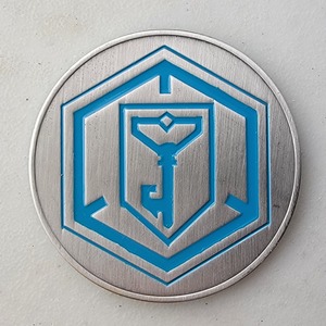 Custom Organization Challenge Coin for BRRN (BIG REGIONAL RESISTANCE NETWORK), side 1. Features and context: Organization Challenge Coin, Organization.