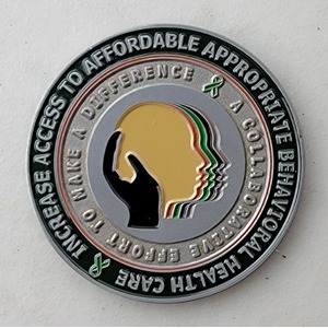 Custom Organization Challenge Coin for COLORADO, side 2. Features and context: Organization Challenge Coin, Colorado, Organization.