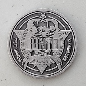 Custom Organization Challenge Coin for FLYING DOG, side 2. Features and context: Organization Challenge Coin, Organization.