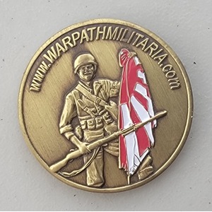 Custom Organization Challenge Coin for HAVE A NICE CUP OF SHUT THE F#CK UP, side 2. Features and context: Organization Challenge Coin, Organization.