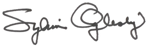 SERVICE FORGED Signature of Sylvia Oglesby