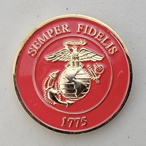 UNITED STATES MARINE CORPS — Custom Specialty Coin Custom Specialty Coin for UNITED STATES MARINE CORPS, side 2. Features and context: Specialty Coin, Marine Corps.