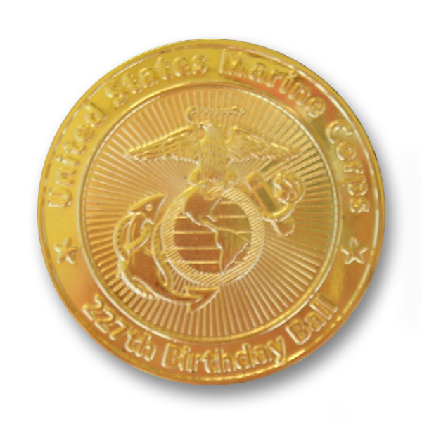 24K Gold Challenge Coin