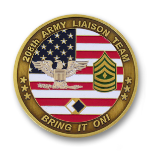 208th Army Liaison Team Challenge Coin
