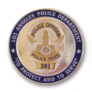 Los Angeles Police Department Challenge Coin