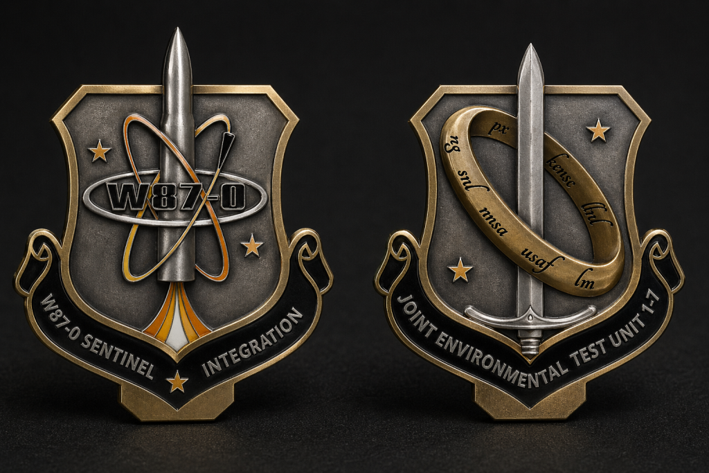 AI CUSTOM COIN DESIGN AI-generated 3D custom challenge coin design example one