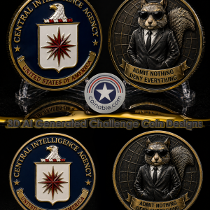 AI Generated Custom Challenge Coin Artwork/Design