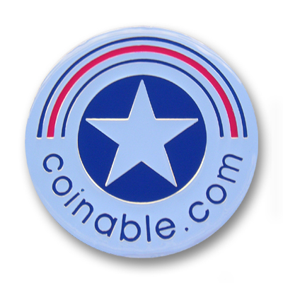 Imitation Rhodium custom coin metal finish