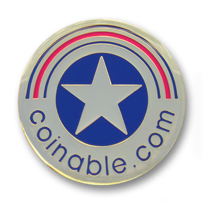 Shiny Gold custom coin metal finish